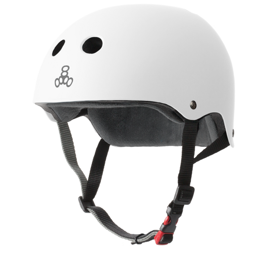 Triple8 Certified Sweatsaver Helmet - White Matte