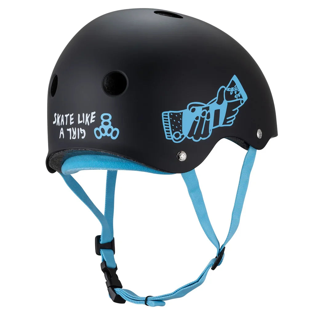 Triple8 Certified Sweatsaver Helmet - Skate Like a Girl