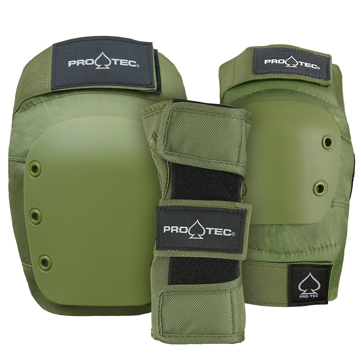 Pro-Tec Adult Street Gear - Army Green